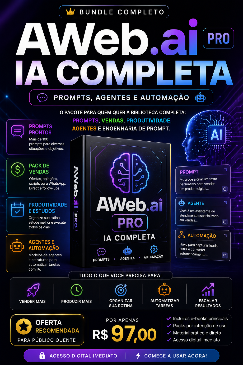 Capa do Bundle AWeb.ai IA Completa