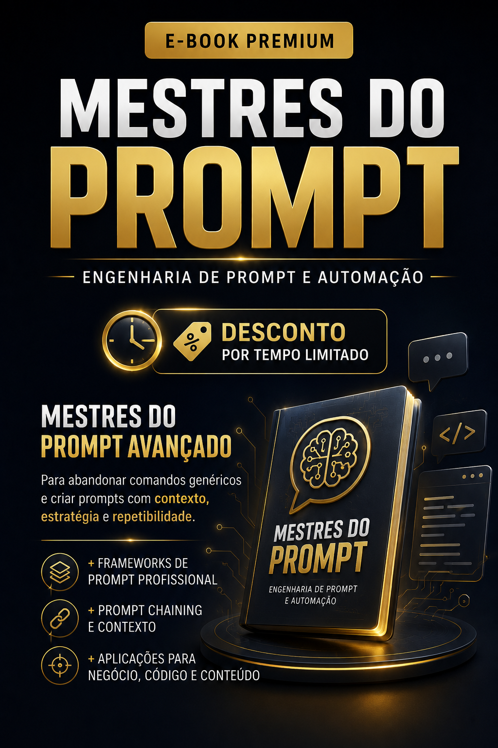 Capa Mestres do Prompt Avançado